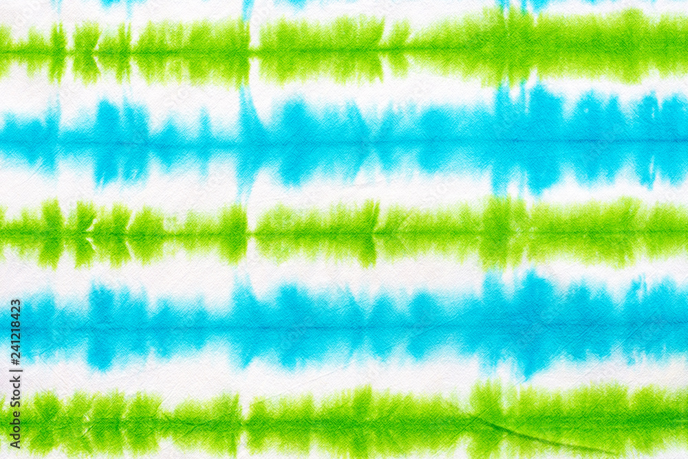 tie dye pattern hand dyed on cotton fabric abstract background