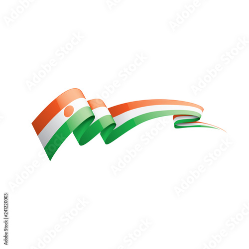 Free Download Niger flag, vector illustration on a white background - GFXLoad