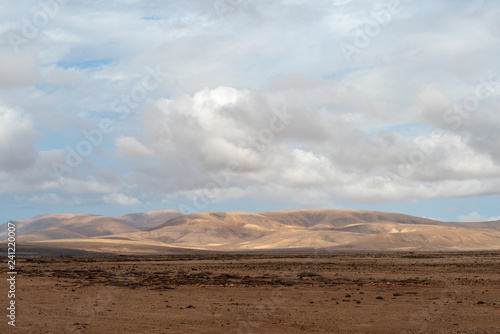 Fuerteventura mountains landscape, Canary, Spain