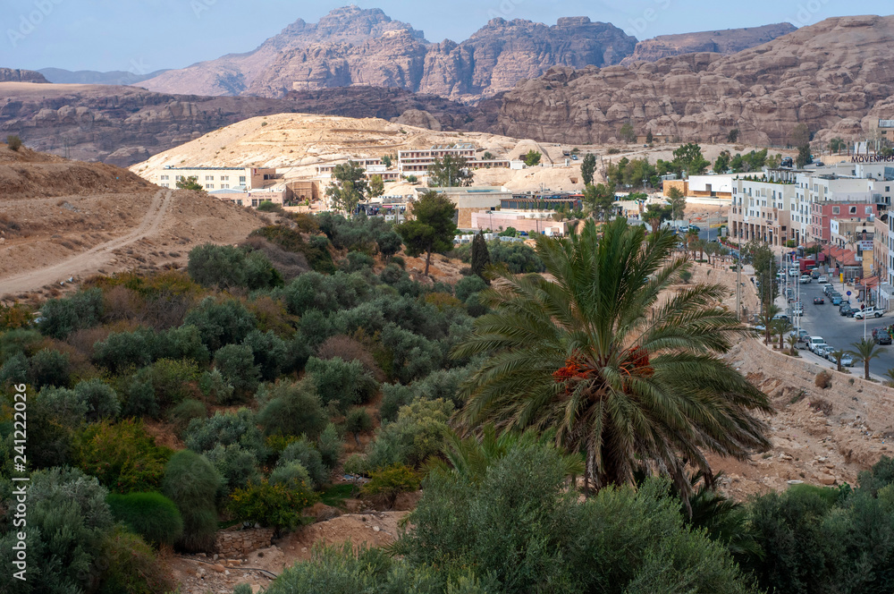Wadi Musa, small town near Petra, Jordan

