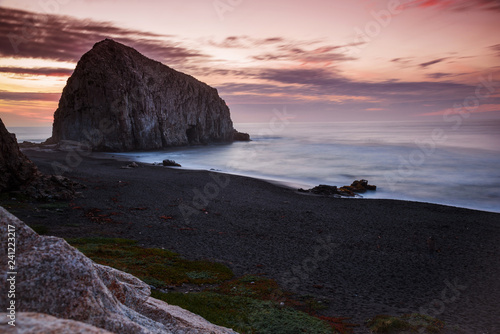 Atardecer en la playa