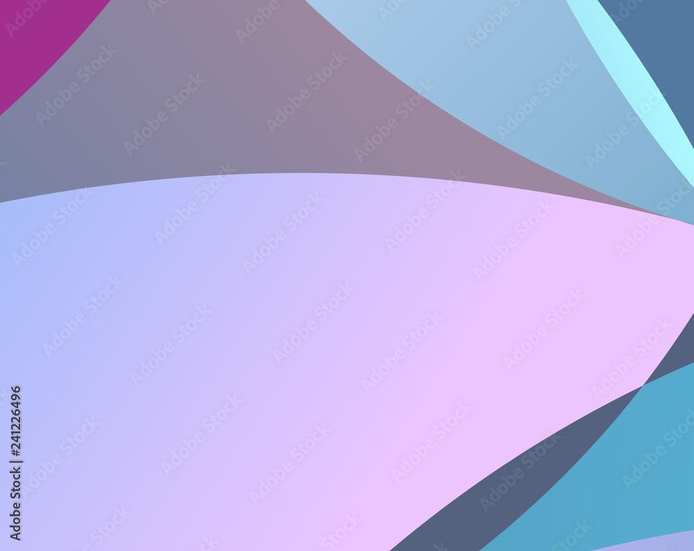 Obraz premium Abstract mosaic pattern with wavy shapes. Vector illustration