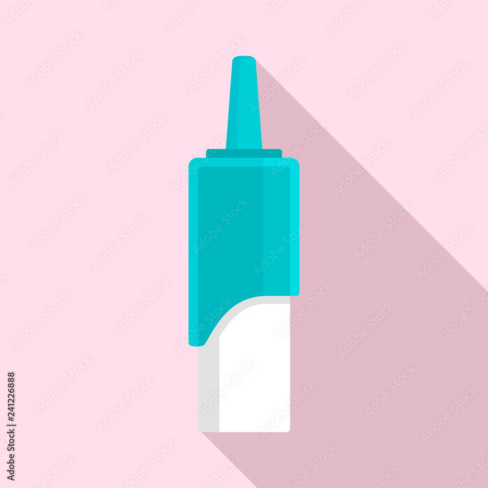 Clean lens bottle icon. Flat illustration of clean lens bottle vector icon for web design Clean lens bottle icon. Flat illustration of clean lens bottle vector icon for web design