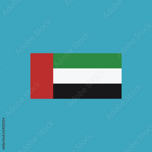 United Arab Emirates flag icon in flat design Free Download United Arab Emirates flag icon in flat design - GFXLoad