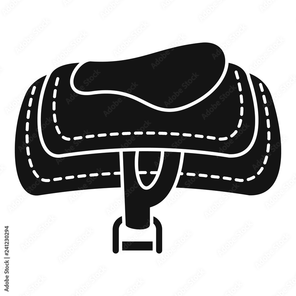 Fotografie Horse riding saddle icon