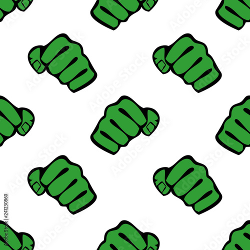 Seamless Colored Pattern martial arts, karate, MMA logo presswall. Design judo, taekwondo, hapkido, karate