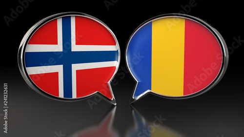 Norway and Romania flags with Speech Bubbles. 3D illustration Free Download Norway and Romania flags with Speech Bubbles. 3D illustration - GFXLoad