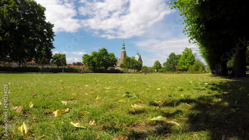 Rosenborg Castle. Royal Museum. Copenhagen. Denmark. 4K.