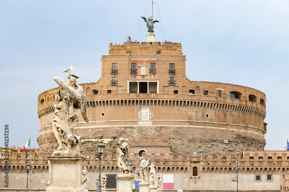 Mausoleum of Hadrian - Castel Sant Angelo in Rome, Italy