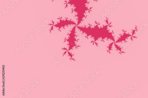 Mandelbrot fractal abstract geometrical wallpaper background with hypnotic shapes and Red colors