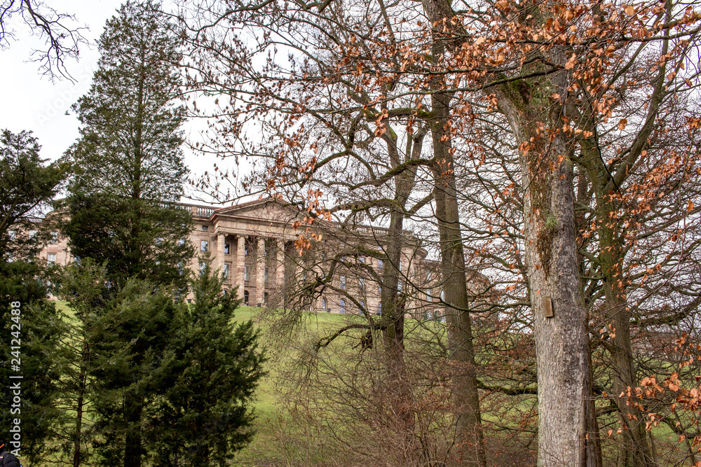 Obraz premium Kassel, Germnay, Wilhelmshöe, Unseco Park, Panorama