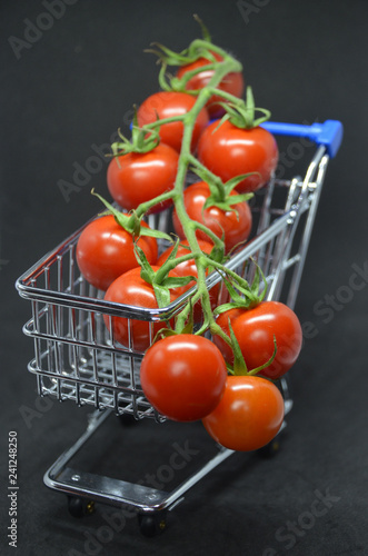 Einkauf von Tomaten