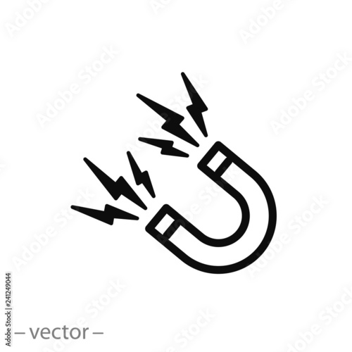 Magnet icon vector