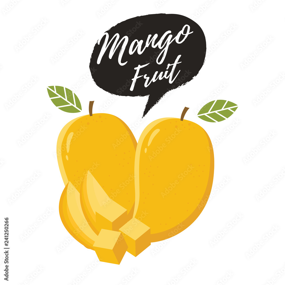 Obraz na plátně Mango fruit vector