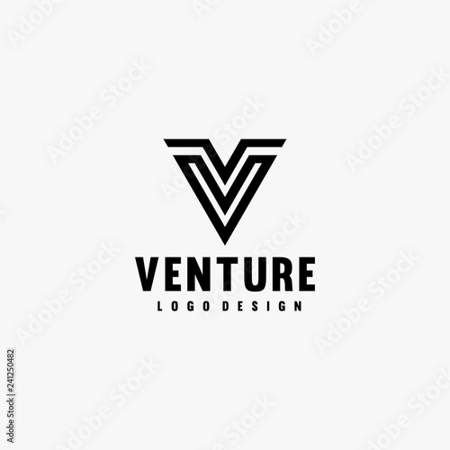 Letter V venture logo design vector Free Download Letter V venture logo design vector - GFXLoad