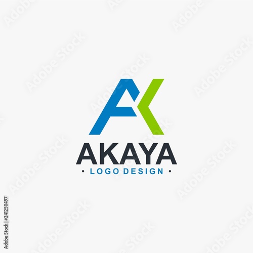Letter AK monogram logo design vector Free Download Letter AK monogram logo design vector - GFXLoad