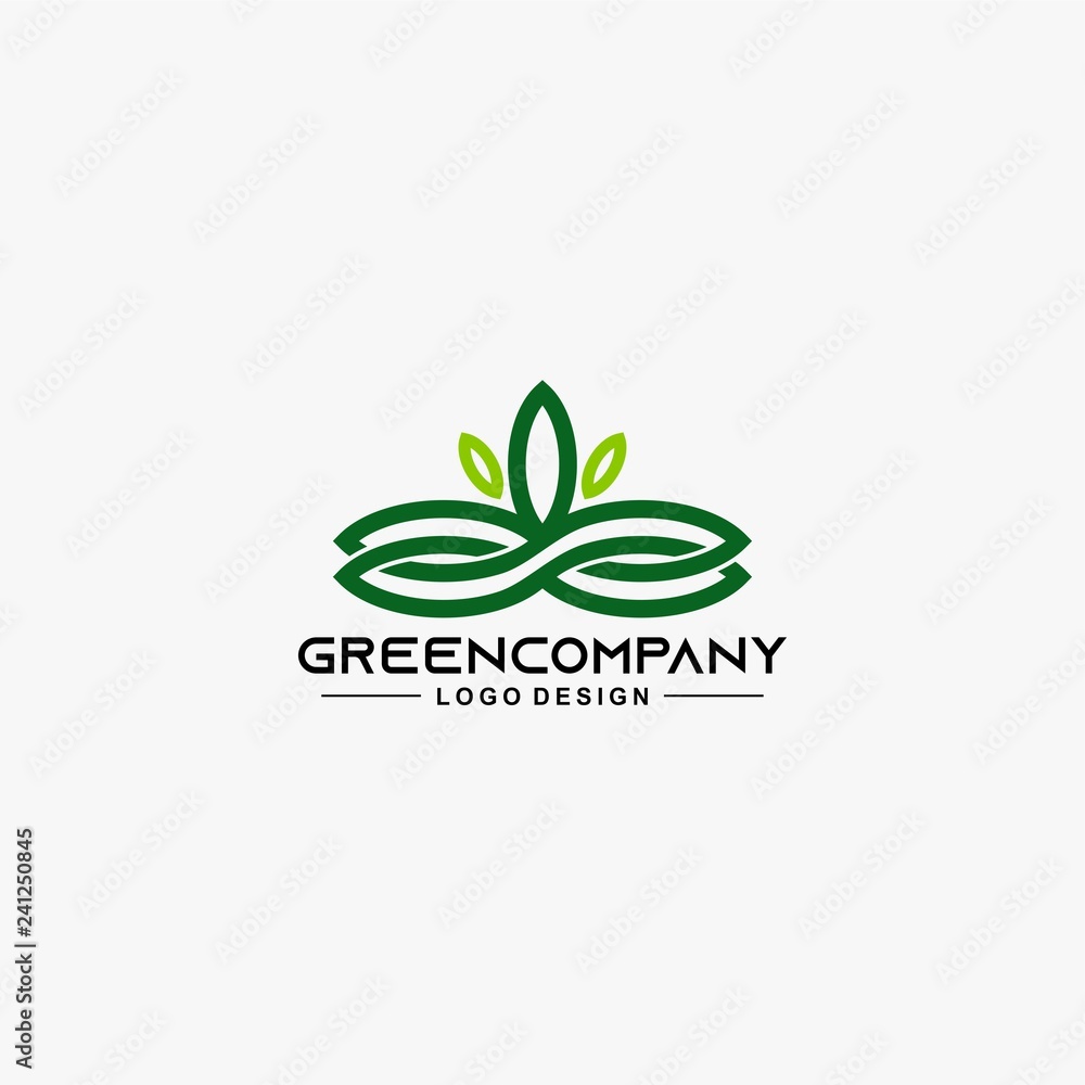Landscaping logo design vector