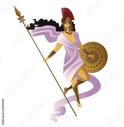 palas athena greek mythology goddess