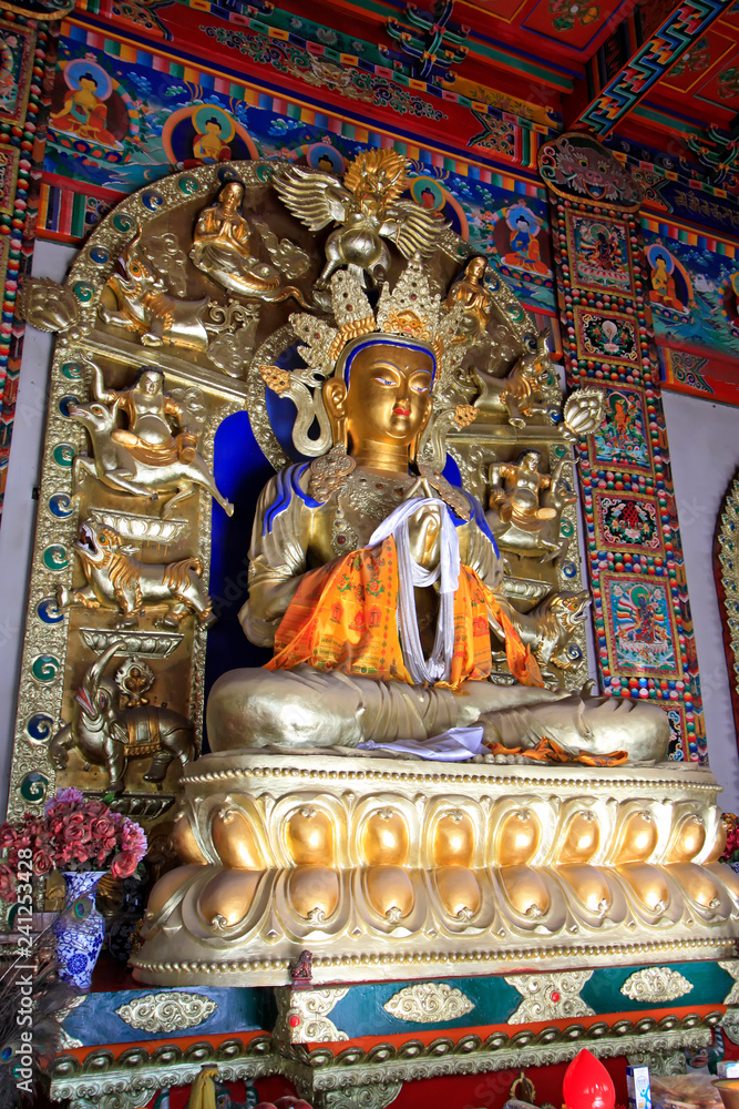 Great day tathagata statue in the Five Pagoda Temple, Hohhot city, Inner Mongolia autonomous region, China