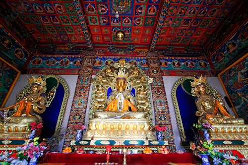 White tara statue and Great day tathagata in the Five Pagoda Temple, Hohhot city, Inner Mongolia autonomous region, China