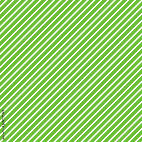 Fototapeta Naklejka Na Ścianę i Meble -  Diagonal Stripes Seamless Pattern - Thin white diagonal stripes on lime green background
