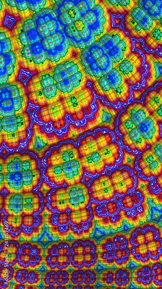 Naklejka Abstract textured swirl pattern