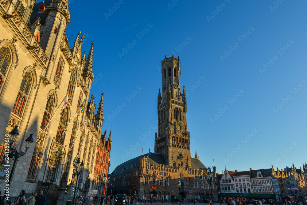 Fototapeta premium The Belfry of Bruges (Belfort van Brugge)