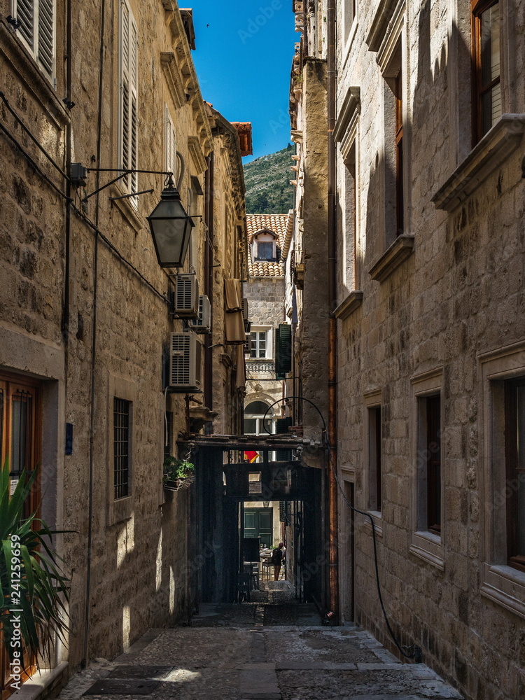 city street in Dubrovnik