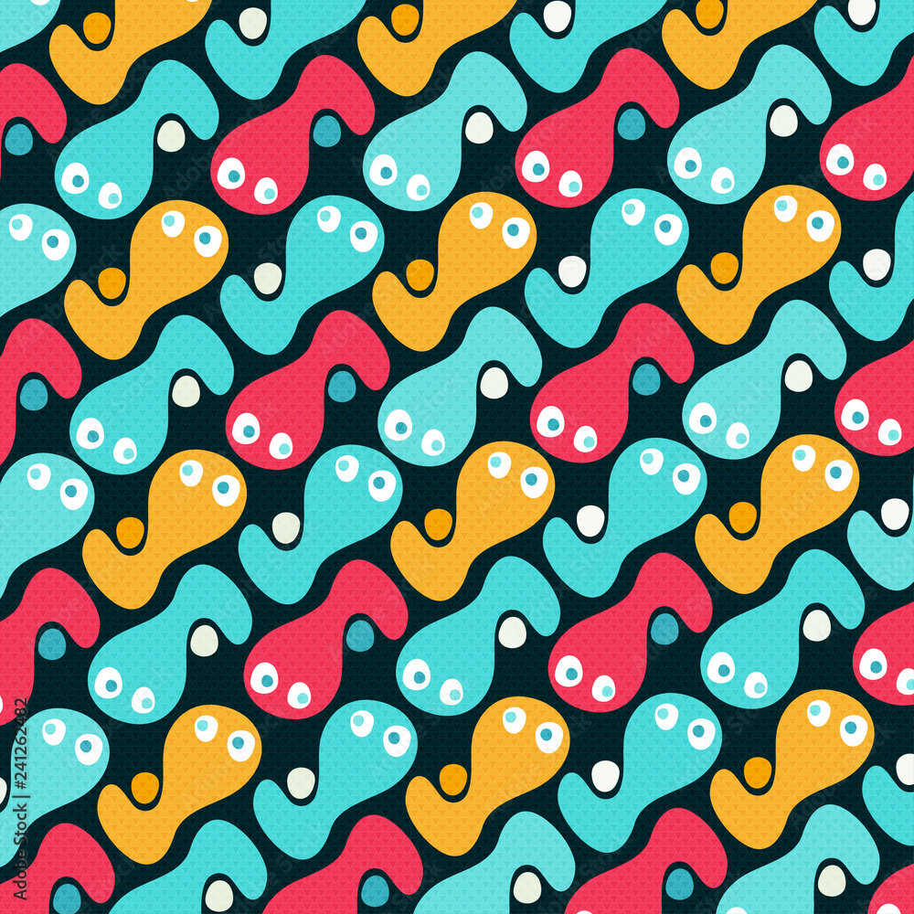 Fototapeta premium Beautiful abstract graffiti gentle pattern