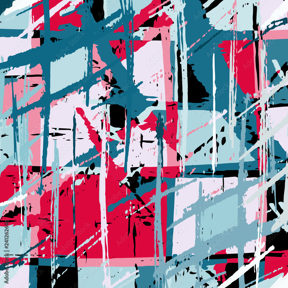 Obraz premium bright colorful geometric abstract pattern Graffiti
