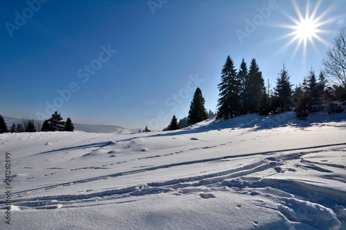A frosty and sunny winter day is in mountains © Jurek Adamski