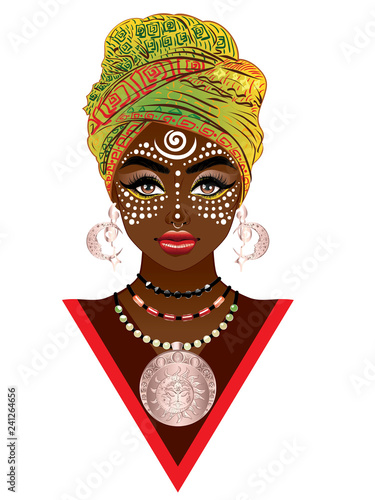 African voodoo woman