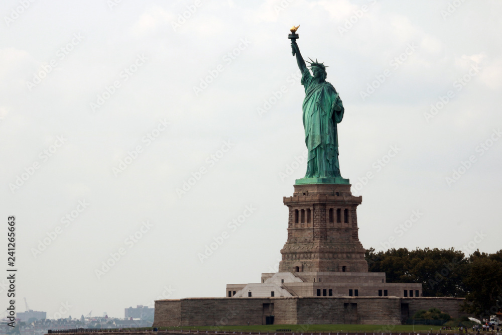 The Statue of Liberty in New York City.