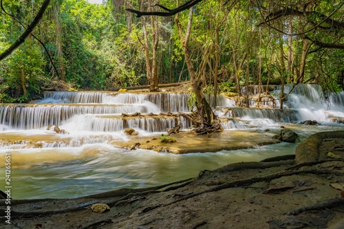 Waterfall, Hui maekamin, Kanchanaburi photo