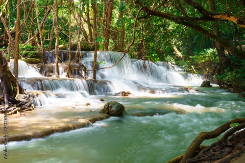 Waterfall, Hui maekamin, Kanchanaburi photo