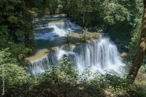 Waterfall  Hui maekamin  Kanchanaburi