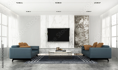 Modernliving room interior design and lcd consloe texture wall pattern background 
 photo