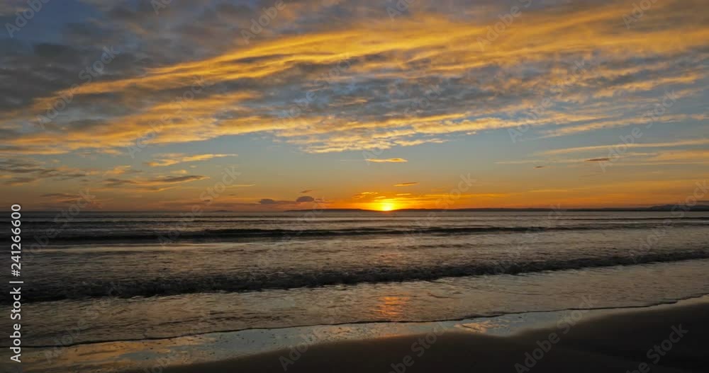 Sunset on the Mediterranean sea,Camargue, southern France Sunset on the Mediterranean sea,Camargue, southern France