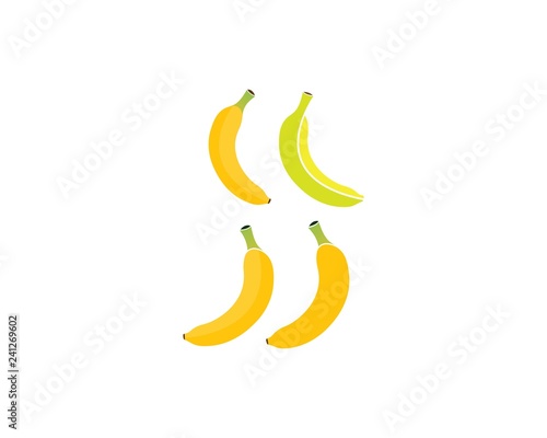 Banana logo vector illustration