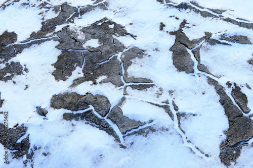 permafrost in the snow photo