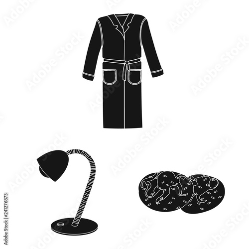 Vector illustration of dreams and night logo. Collection of dreams and bedroom stock vector illustration.