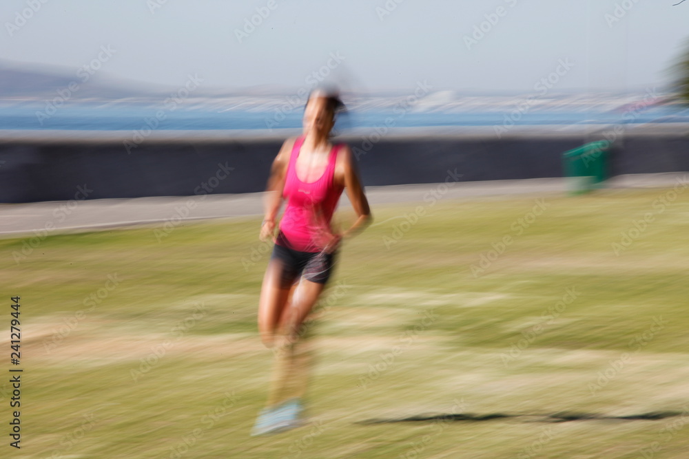 runner blurred