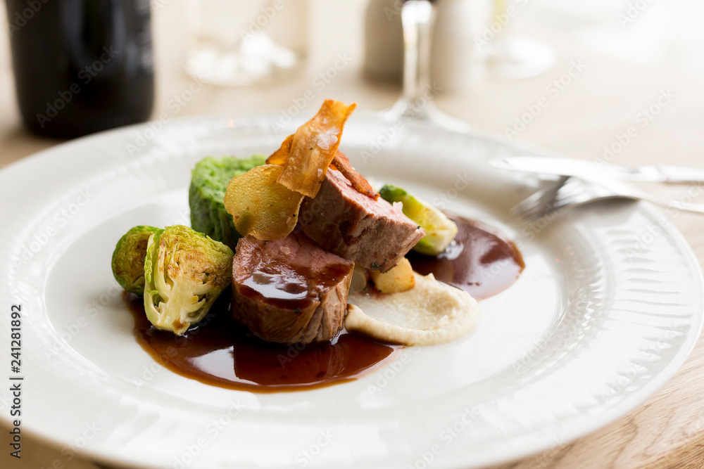Fine dining main course Fine dining main course