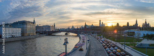 Photography Sunset in moscow