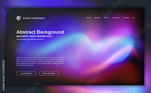 Trendy abstract liquid background for your landing page design. Minimal background for for website designs.