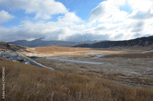 Vast prairie in winter