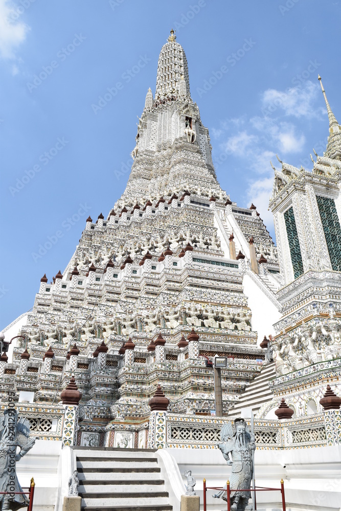 Wat Arun, which is Buddhist temple in Bangkok, Thailand