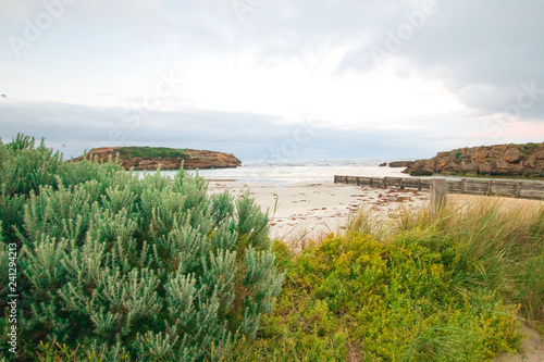 Warrnambool Beach on a Cloudy