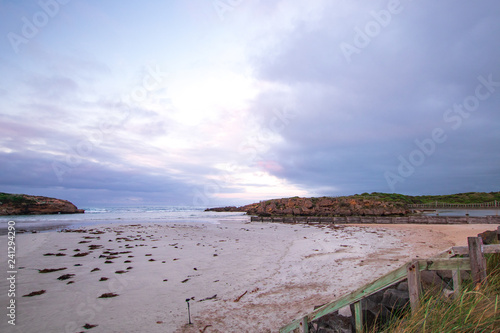 Warrnambool Beach on a Cloudy