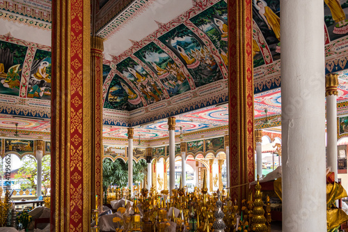 Slika na platnu Laos - Vientiane - Pha That Luang (Buddhistischer Tempel)